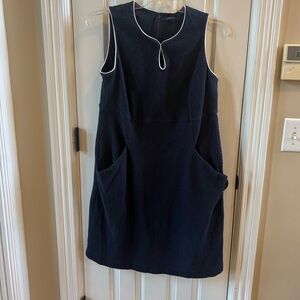 Lands End navy shift dress, size 16W
